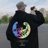 炫酷反光十二星座帽T