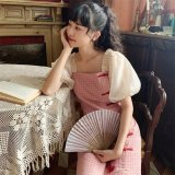 泡泡袖旗袍 兩件1260 三件1755