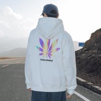 反光楓葉帽T