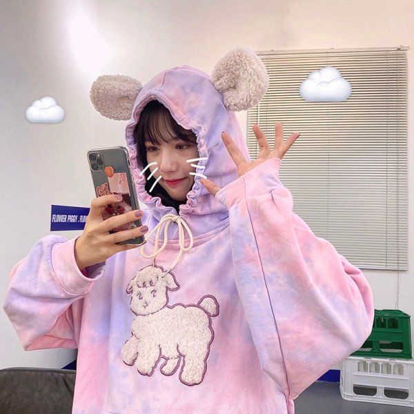 小綿羊連帽衫