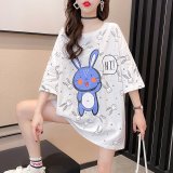 小藍兔中長T
