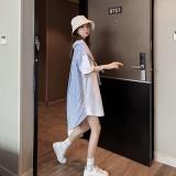 條紋拼接假兩件