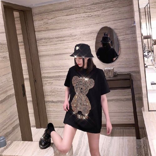 金鉆小熊中長T