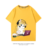 【100%純棉】客服貓短T