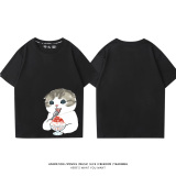 【100%純棉】聖代貓短T
