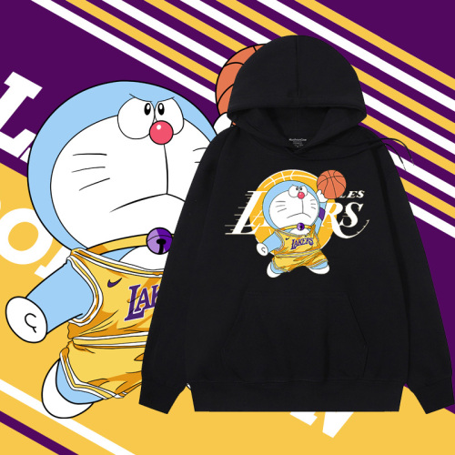 【純棉】NBA哆啦A夢聯名連帽衫