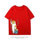 【100%純棉】公車貓短T