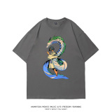 【100%純棉】白龍短T