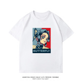 純棉 拼色胡蝶忍短T 三件NT$1099