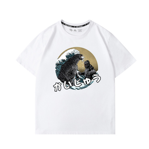 純棉 海浪哥吉拉短T 五件NT$1603