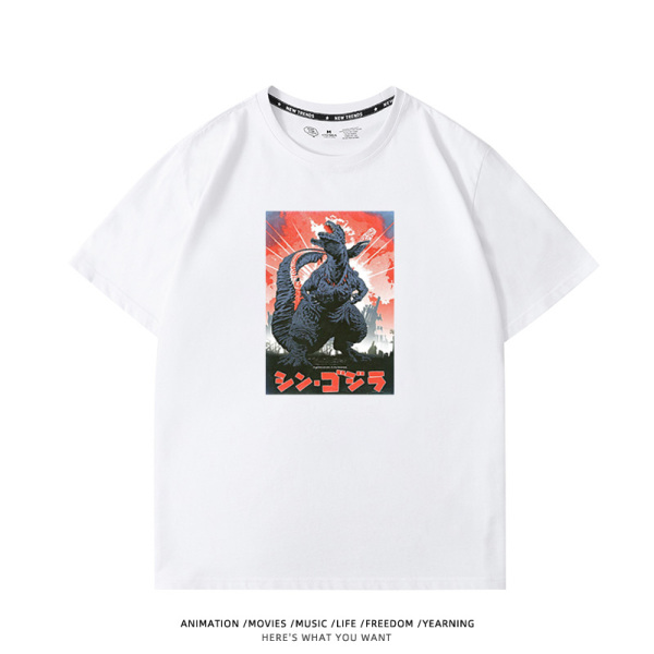 純棉 戰火哥吉拉短T 三件NT$1099