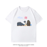 純棉 沙灘哥吉拉短T 三件NT$1099