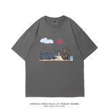 純棉 沙灘哥吉拉短T 三件NT$1099