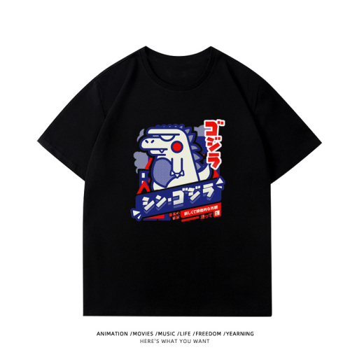 純棉 醜萌哥吉拉短T 五件NT$1603