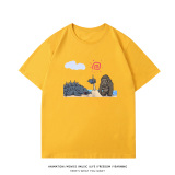 純棉 沙灘哥吉拉短T 三件NT$1099