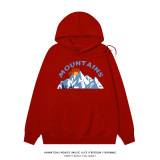 純棉 字母雪山連帽衫 兩件NT$1199