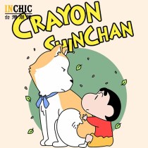 純棉 柴犬小新連帽衫 兩件NT$1199