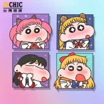 純棉 美少女小新帽衫 兩件NT$1199