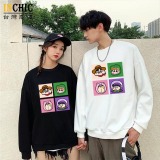 蠟筆小新&玩具總動員寬鬆落肩長袖衫