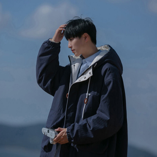 高品質連帽工裝棉服