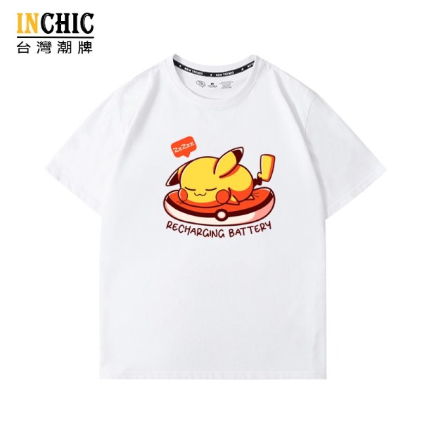 純棉 zzZ皮卡丘比短T 五件NT$1603