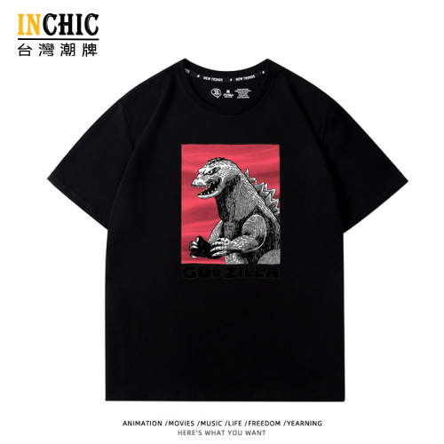 純棉 字母哥吉拉短T 五件NT$1603