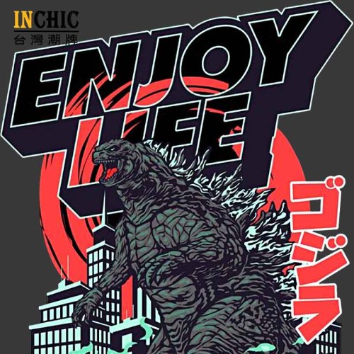 純棉 嘶吼哥吉拉2短T 五件NT$1603