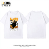 純棉 噴火哥吉拉貓短T 五件NT$1603