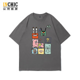 純棉 方塊海綿寶寶短T 五件NT$1603