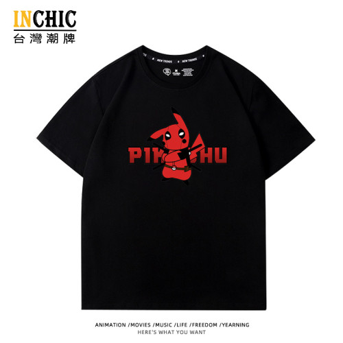 純棉 字母死侍皮卡丘短T 三件NT$1099