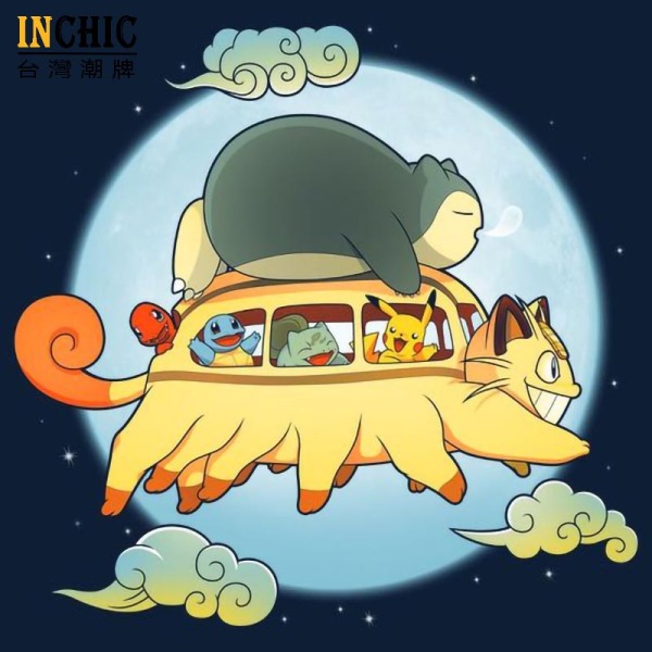 純棉 精靈貓巴士短T 五件NT$1603