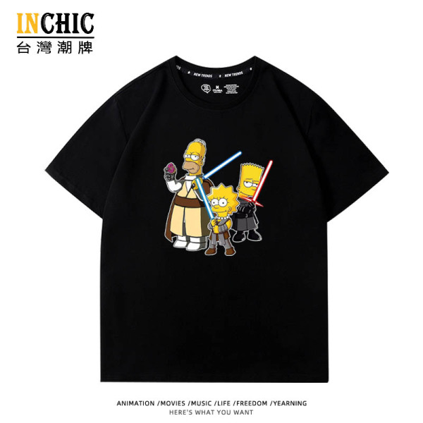純棉 辛普森大戰短T 五件NT$1603