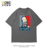 純棉 拼色霍默·辛普森短T 五件NT$1603