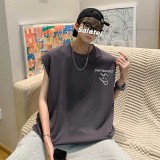 純棉 字母笑臉寬鬆背心