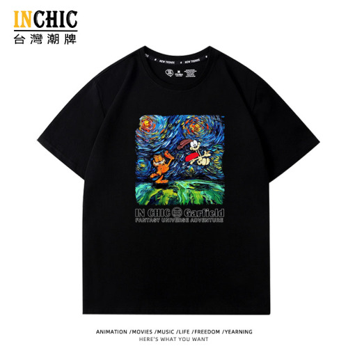 純棉 星空加菲貓短T 三件NT$1099