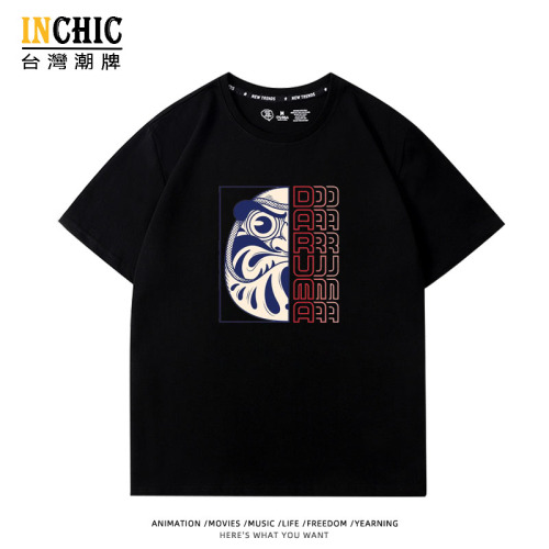 純棉 字母達摩短T 三件NT$1099