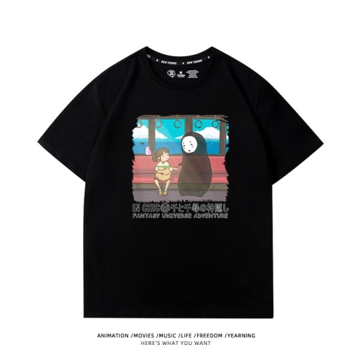 純棉 神隱少女千尋&無臉男短T 五件NT$1603