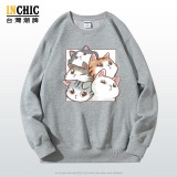 純棉 擠貓貓長袖衫，兩件NT$1099