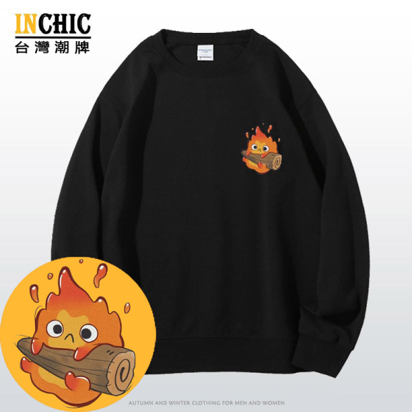 純棉 霍爾的移動城堡卡西法長袖衫，兩件NT$1099