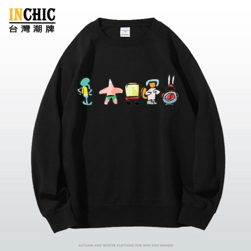 純棉 簡筆海綿寶寶長袖衫，兩件NT$1099