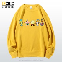 純棉 簡筆海綿寶寶長袖衫，兩件NT$1099