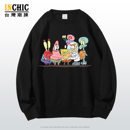 純棉 海綿寶寶長袖衫，兩件NT$1099
