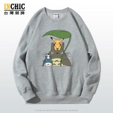 純棉 龍貓皮卡丘長袖衫，兩件NT$1099