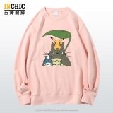 純棉 龍貓皮卡丘長袖衫，兩件NT$1099