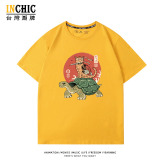 純棉 紅日武士貓短T 五件NT$1603