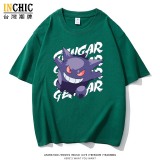 240克純棉 方塊精靈寶可夢寬鬆短T