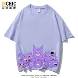 240克純棉 精靈寶可夢 耿鬼擠貓貓寬鬆短T