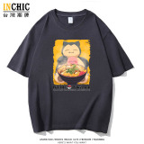 純棉 貪吃卡比獸寬鬆短T