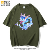 純棉 寶可夢 絕美水伊布寬鬆短T