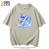 純棉 寶可夢 絕美水伊布寬鬆短T